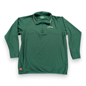 Jameson Sweater Adult EXTRA LARGE Green Pullover Promo Quarter Zip Irish Whiskey